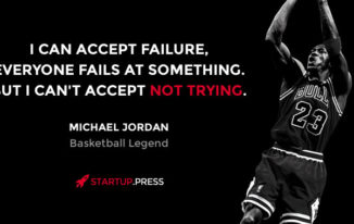 Michael Jordan quote on failure and not rying