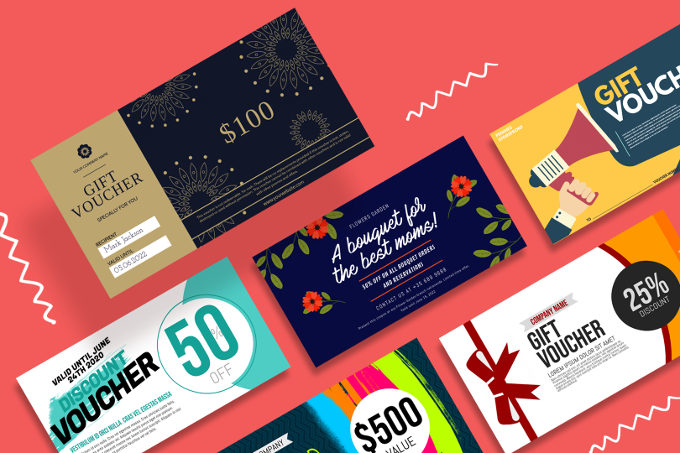 Gift voucher templates